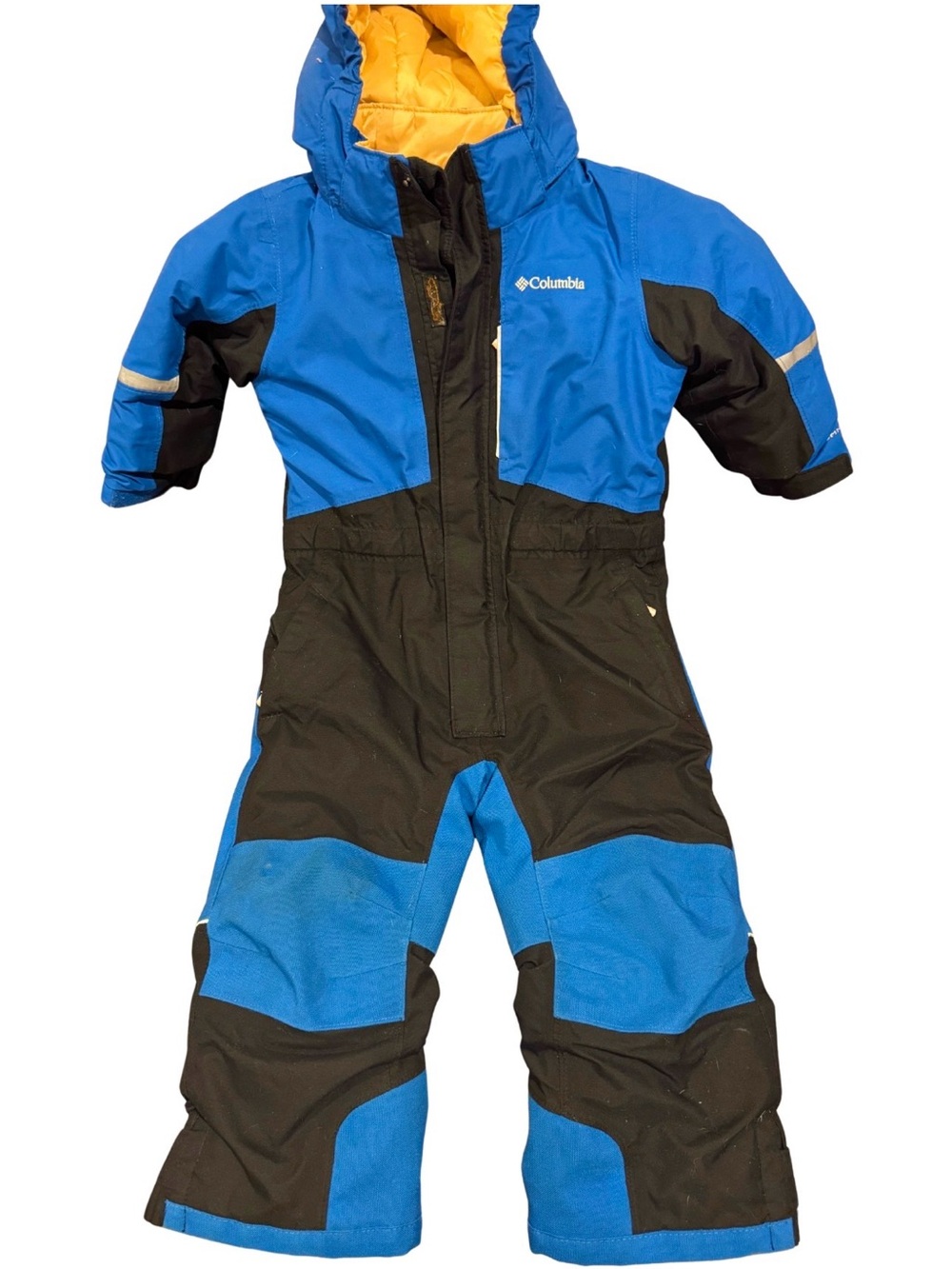 Columbia Blue and Black Kids' Insulated One-Piece Snow Suit